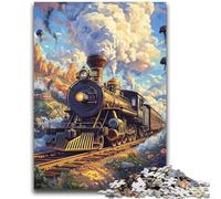 Moving Train 2000 Piece Jigsaw Puzzles for Teenagers,Challenging Game Gifts for Is Ideal As A Gift for The Whole Family (70X100cm)