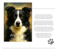 Moving Truths Love Note from Your Dog Card | A Dog’s Message of Loyalty and Devotion - Border Collie