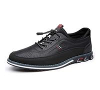 movingsteps Moving Steps Men's Gatsby Barefoot Shoes Stylish and Comfortable Men's Casual Leather Shoes for Everyday Wear Black