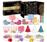 MOVINPE Scented Candles Advent Calendar for Women 2025 Christmas, 24 Days Scented Aromatherapy Candles Set Gifts Countdown to Christmas Surprise Candle Soy Wax Candle
