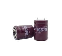 Moviziroten 10PCS 63V2200UF Electrolytic Capacitors 2200uf 63V 22 * 30mm