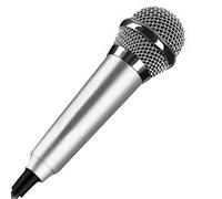 MOVKZACV Mini Microphone,Mic 3.5mm Mini Condenser Microphone Phone Karaoke Mic for Voice Recording,Chatting and Singing on Phone,Android