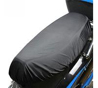 MOVKZACV Motorcycle Seat Cover, Wear-Resistant Waterproof Universal Motorcycle Scooter Black ElasticOxford Cloth Seat Cover Protector, Fits Most Scooter Moped Motorcycle