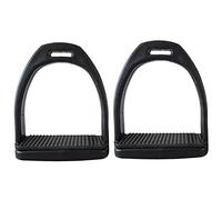 MOVKZACV Safety Stirrups,2Pcs Horse Riding Stirrups,Lightweight Wide Track Equestrian Stirrups Treads with Non-slip Rubber Pad,Equestrian Supplies for Childen/Adults(90 x 96 mm,for Childen)