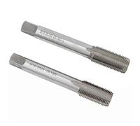 MOVKZACV Taps and Die Set, 2 Pieces, Thread Tap Set, Right and Left Hand Net Tap Set, Bike Crank Cleaning Tools, for Pedal Bushing Bike Crank Repair