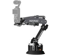 Movmax Blade Arm with N2 Arm Technology for DJI Pocket 3, Insta360 & GoPro HERO 12 - Hydraulic Damping, 7" Adjustable Arm, Universal 1/4" Locking Screw (Electronic Suction Cup for Car)