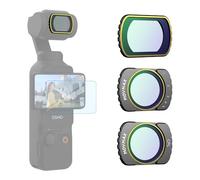 Movmax Magnetic Variable ND Filter Set for Osmo Pocket 3 Creator Combo Accessories, Variable Neutral Density ND2-32 CPL Polarizing Black Mist Diffusion 1/4 Effect Filter