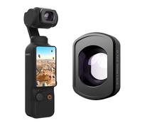 MOVMAX Magnetic Wide Angle Lens Compatible with DJI Osmo Pocket 3, Expand FOV of 112°, Multi Coated HD Optical Glass Filter Aluminum Frame