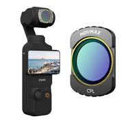 MOVMAX Osmo Pocket 3 Magnetic CPL Filters, Magnetic Polarizer Filter for DJI Osmo Pocket 3 Camera Combo, Multi Coated HD Optical Glass Filter