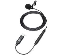 Movo DM1P Omnidirectional Lavalier Microphone Compatible with The DJI OSMO Pocket - Lapel Mic, Great Interview Microphone for Recording