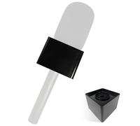 Movo HMF-1 ABS Microphone Flag - Mic Logo Station Compatible with Rode Interview Go WMX-HM - Perfect for Interviews, Vlogging, Content Creation, Reporters