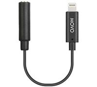 Movo IMA-2 3.5mm TRS to Lightning iPhone Headphone Adapter - Apple Aux Adapter for Mics and Headphones - 3.5 mm TRS Audio Cable to Lightning Adapter