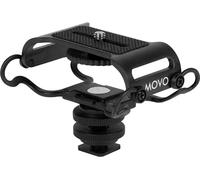 Movo SMM5-B Universal Microphone and Portable Recorder Shock Mount - Fits the Z