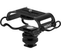 Movo SMM5-B Universal Microphone and Portable Recorder Shock Mount - Fits the Z