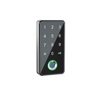 MoVols TTLock Bluetooth APP Password Drawer Lock Cabinet Lock Bathroom Electronic Digital Locker Wooden Smart Fingerprint Lock (Color : Fingerprint)