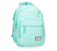 Movom Always on The Move School Backpack Double Compartment Adaptable to Trolley Blue 32x42x15cm Polyester 21.12L, Blue, School Backpack Double Compartment Adaptable to Trolley