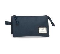 Movom Always on The Move Triple Pencil case Blue 22x12x5cm Polyester L, Blue, Triple Case