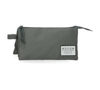 Movom Always on The Move Triple Pencil case Green 22x12x5cm Polyester