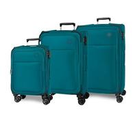 Movom Atlanta Luggage Set, One Size, Green, One Size, Suitcase Set
