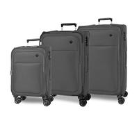 Movom Atlanta Luggage Set, One Size, Grey, One Size, Suitcase Set
