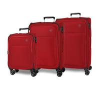 Movom Atlanta Luggage Set, One Size, red, One Size, Suitcase Set