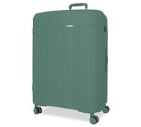 Movom Dark Green Medium Suitcase 48x68x27 cm Rigid Polypropylene Integrated TSA Closure 72L 3.8 kg 4 Double Wheels Extendable