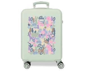 MOVOM Forest Cabin Case Green 38x55x20 cm Rigid 2 kg ABS Side Combination Lock 2 kg 35L Hand Luggage