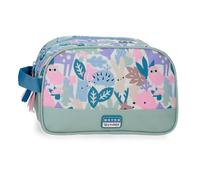 Movom Forest Two-Compartment Adaptable Toiletry Bag Green 26x16x10 cm Polyester