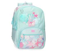 Movom I Love Sea Life School Backpack Adaptable to Cart Blue 33x44x17cm Polyester 25.81L