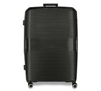 MOVOM Inari Hard Case ABS Different Sizes Black Green Red Grey Polyester by Joumma Bags, Black/White, One Size, Medium Suitcase