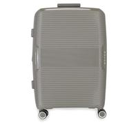 MOVOM Inari Hard Case ABS Different Sizes Black Green Red Grey Polyester by Joumma Bags, Grey, One Size, Medium Suitcase