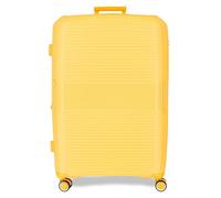 MOVOM Inari Hard Case ABS Different Sizes Black Green Red Grey Polyester by Joumma Bags, Lemon Tree, One Size, Large Suitcase