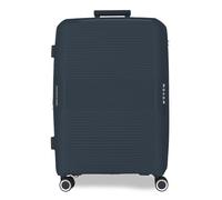 Movom Inari Hard Case ABS Different Sizes Black Green Red Grey Polyester by Joumma Bags, Navy, One Size, Medium Suitcase