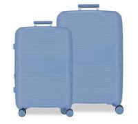 Movom Inari Luggage Set Blue 68/78 cm Rigid Polypropylene TSA Lock Integrated 189L 8 kg 4 Wheels Double Extendable Hand Luggage