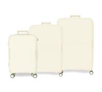 Movom Inari Luggage Set, One Size, White, One Size, Suitcase Set