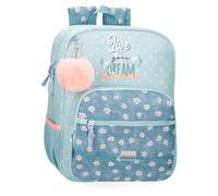 MOVOM Joumma Bags Live Your Dreams Backpacks, School Bags, Children's Backpacks, Includes Decorative Pompom, Various Compartments, green, Sac à dos Movom, backpack Movom