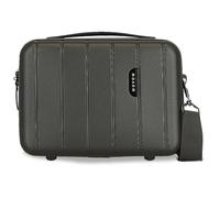 MOVOM Joumma Bags Wood Adaptable Nececeres, 29 x 21 x 15 cm Rigid ABS 9.14L 0.8 kg, Anthracite, One Size, Toiletry Bag