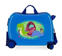 MOVOM Kid's Happy Time Rolling Suitcase, Dinos, 50 centimeters