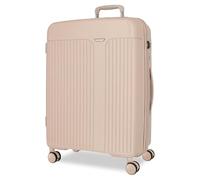 Movom Large Suitcase Beige 53x78x31cm Rigid 4.6kg TSA Closure Polypropylene 4.6kg 108LExtensible, Beige, One Size, Large Suitcase