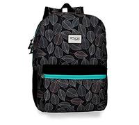 Movom Leaves Backpack Black 32x42x16 cms Polyester 21.5L