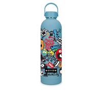 Movom Monsters Stainless Steel Bottle Blue 7x26.5x7cm Stainless Steel