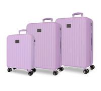 MOVOM Movom Timber Luggage Set, One Size, Berry, Talla única, Suitcase Set