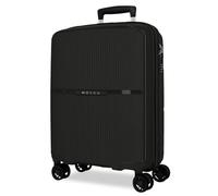 Movom Noon Cabin Suitcase Black 38 x 56 x 20 cm Rigid 2.8 kg TSA Closure Polypropylene 2.8 kg 38.2L Hand Luggage, Black/White, One Size, Cabin Suitcase