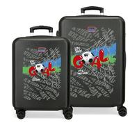 Movom Offside Luggage Set Black 55/65 cm Hard ABS 91L 6 kg Hand Luggage