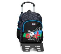 MOVOM Offside School Backpack with Trolley Black 30x40x13 cm Polyester 15.6L