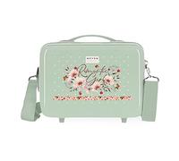 Movom Romantic Girl Adaptable Toiletry Bag with Multicolor Shoulder Strap 29x21x15 cms Rigid ABS 9.14L 0.6 kgs