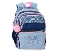 Movom Spring Vibes School Backpack Double Compartment Adaptable to Marine Trolley 32x45x19cm Polyester 27.36L