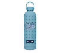 Movom Spring Vibes Stainless Steel Bottle Blue 7x26.5x7cm