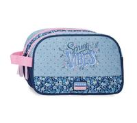 Movom Spring Vibes Toiletry Bag Two Compartments Adaptable Navy 26x16x10cm Polyester 4.16L