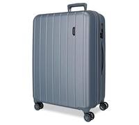 MOVOM Wood, Cabin Suitcase, carry-on luggage, interior with two compartments, Made of lightweight and resistant ABS material, 4 swivel wheelsSide Combination Lock, De Joumma Bags